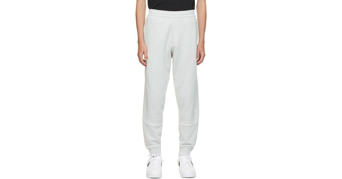 Helmut Lang Cotton Grey Piped Sweatpants in Smoke (Gray) for Men - Lyst