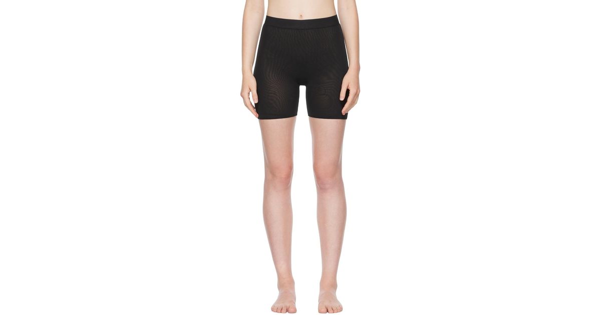Skims Synthetic Summer Mesh Boy Shorts in Onyx (Black) Save 14 Lyst