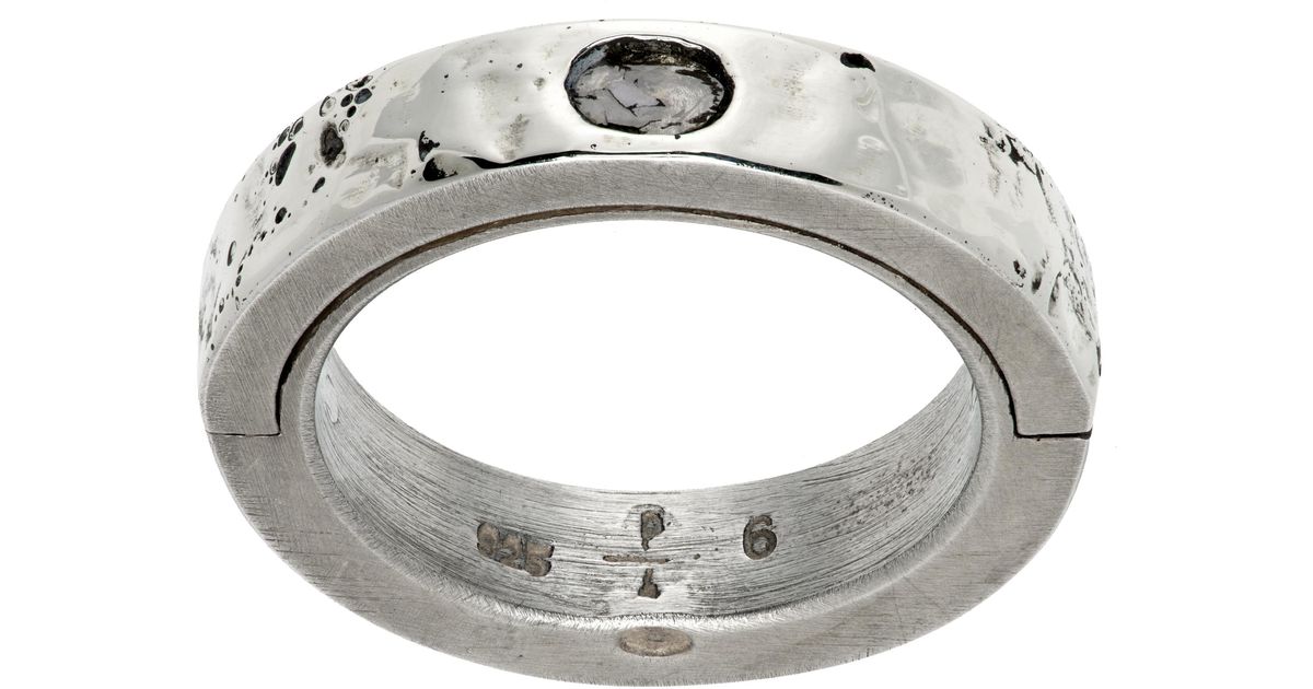 Parts Of 4 Sistema Ring in Metallic for Men | Lyst