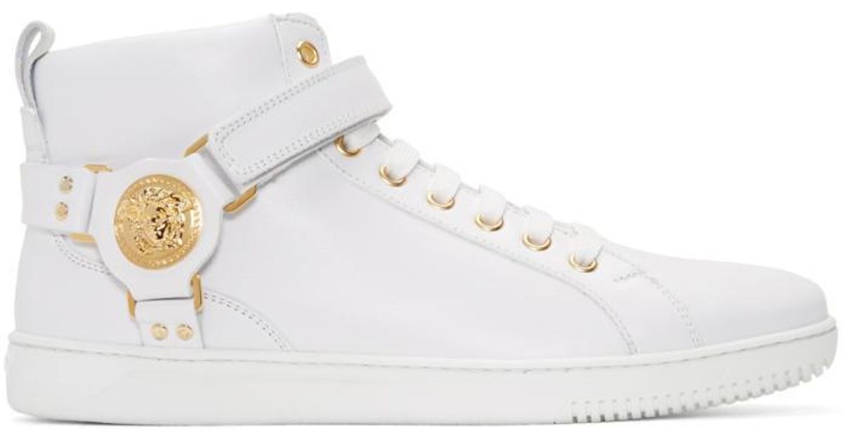 versace white shoes