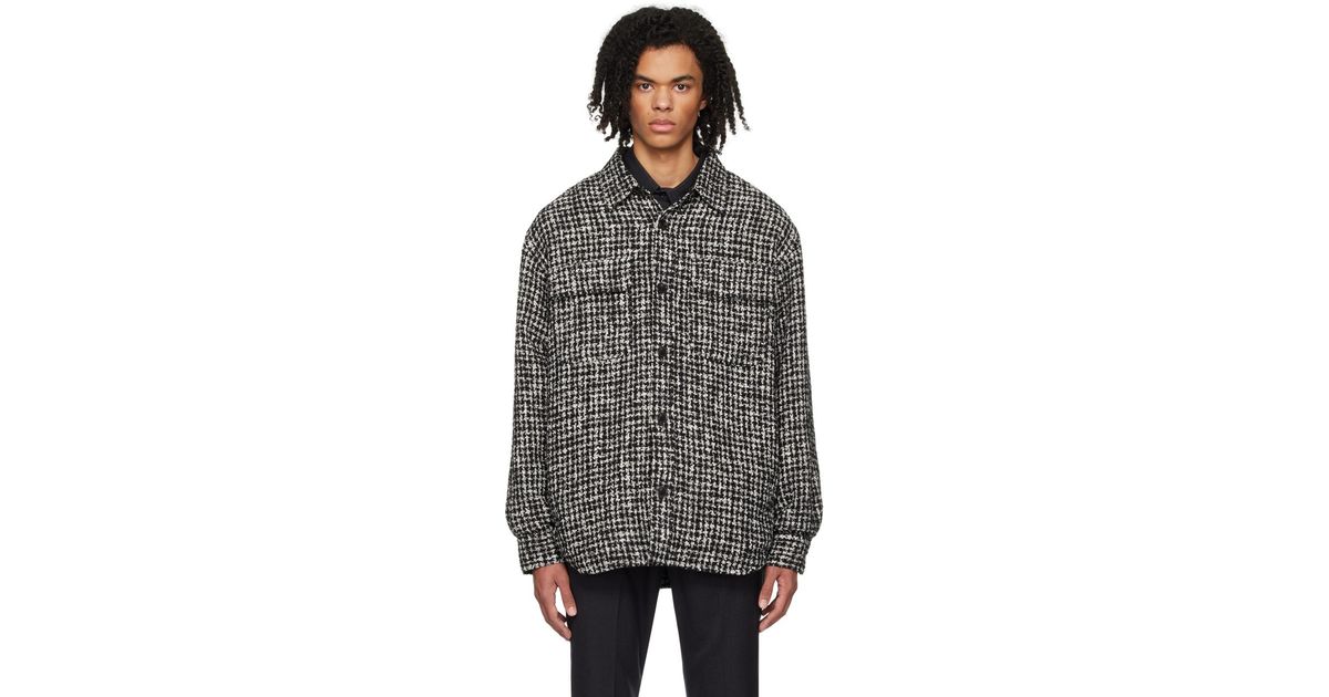 Sophnet Moulin Shirt Jacket in Black for Men | Lyst