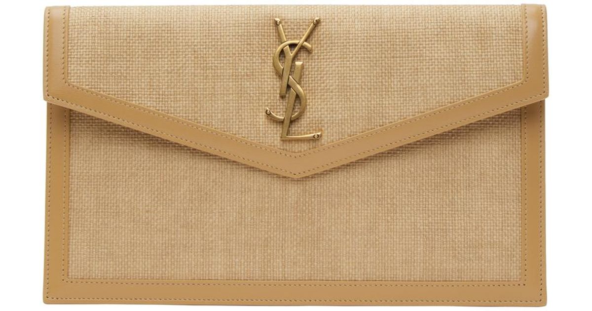 STAPLE PIECE IN LUXURY COLLECTION 👝 SAINT LAURENT (YSL) UPTOWN POUCH  REVIEW 