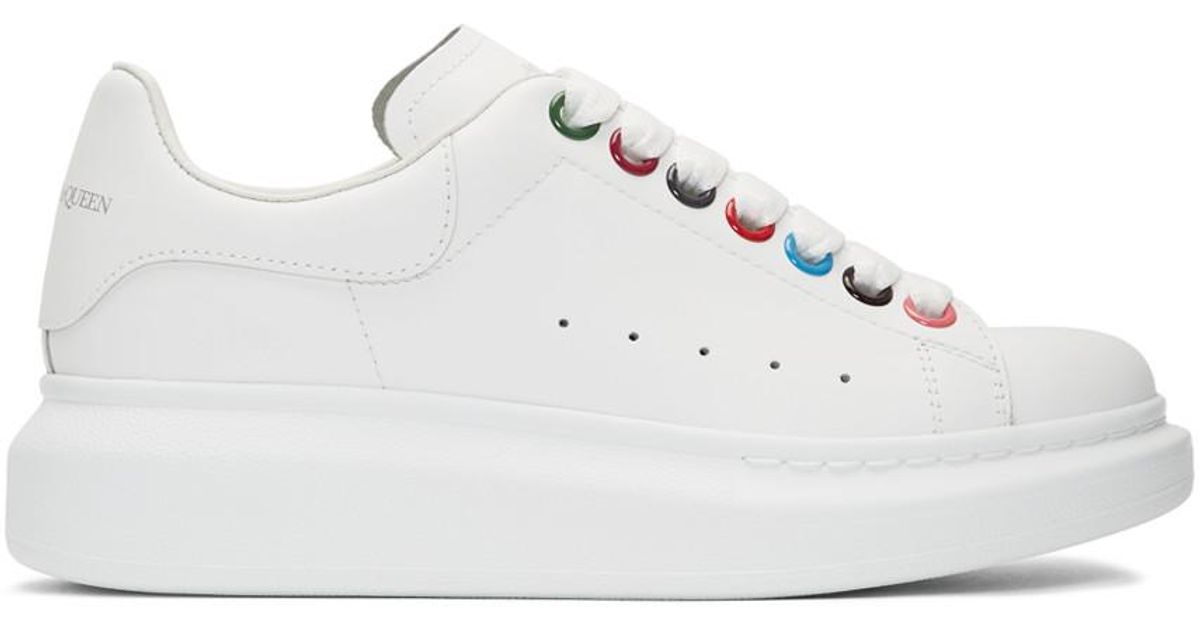 alexander mcqueen sneakers rainbow