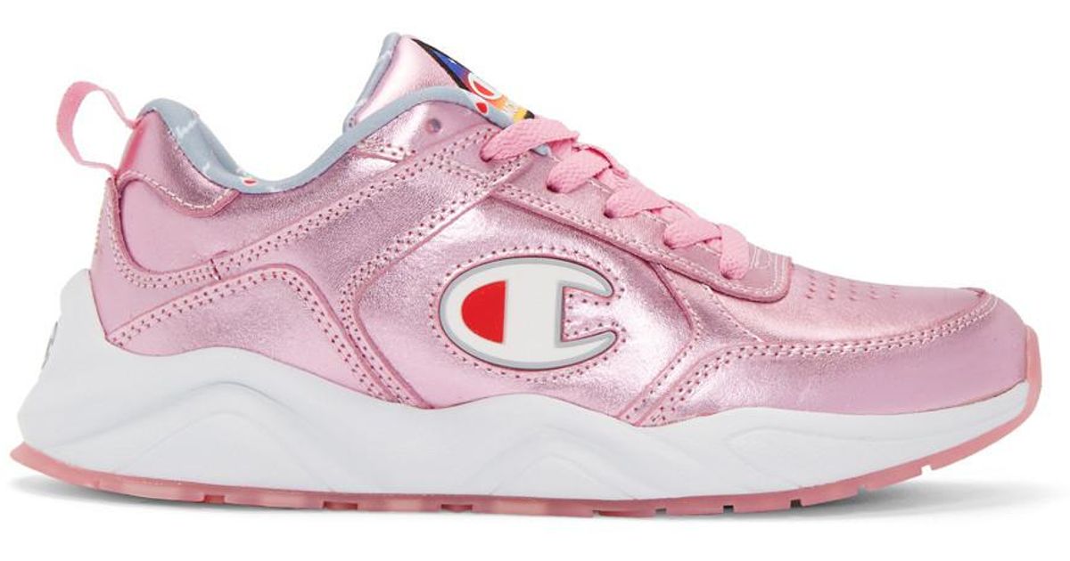 champion pink sneakers