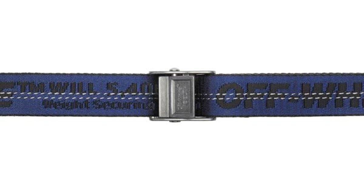 Off-White c/o Virgil Abloh Synthetic Blue & Black Mini Industrial Belt -  Lyst