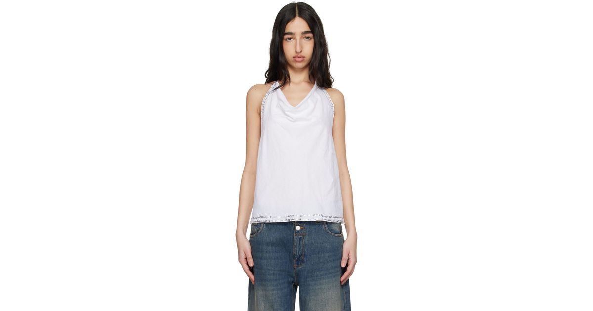 GIMAGUAS Cala Halter Top in Black | Lyst UK