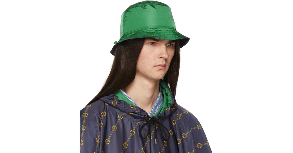 green gucci bucket hat