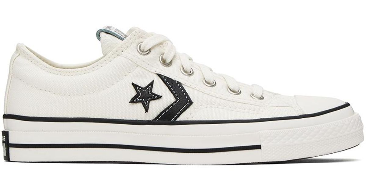 Converse White Star Player 76 Sneakers in Black for Men | Lyst Australia