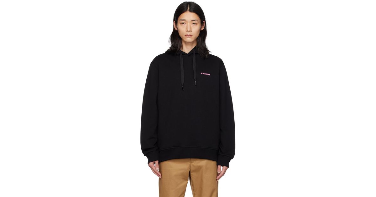 Burberry Oak Leaf Crest Hoodie in Black for Men | Lyst Canada