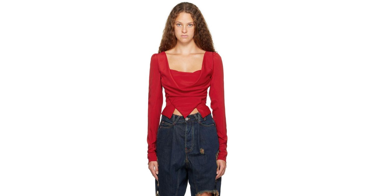 Vivienne Westwood Red Sunday Blouse | Lyst