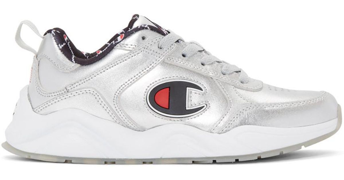 champion shoes silver