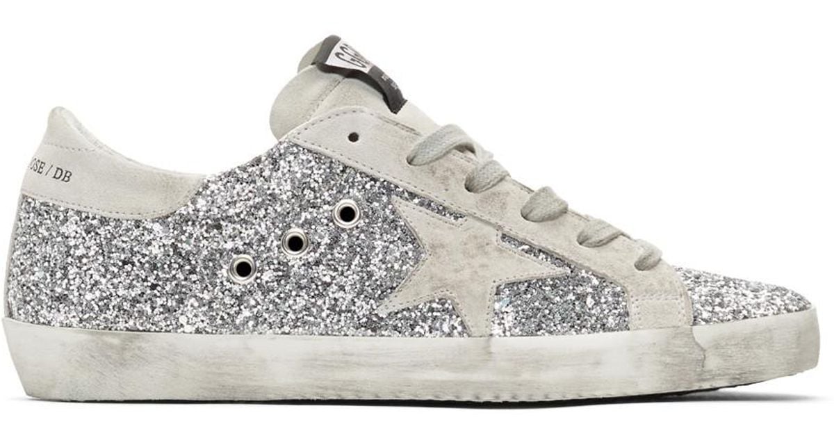 superstar glitter silver