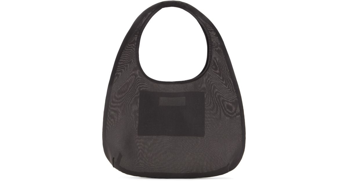 【AMOMENTO】25ss sheer tote bag Amomento Sheer Tote in Black | Lyst