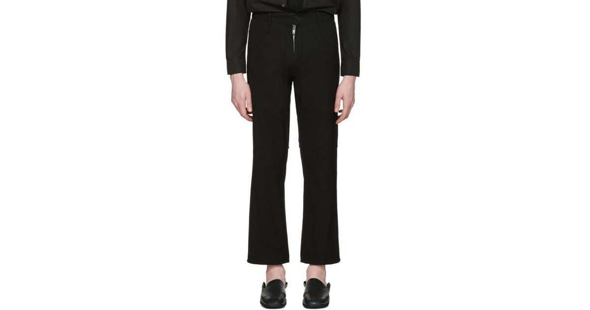 exposed zipper pants