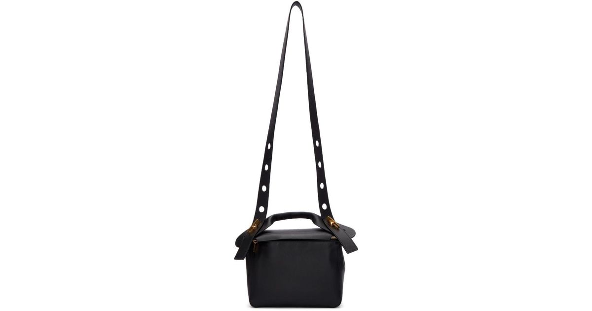 Sophie Hulme Black Mini Trunk Bag – BlackSkinny