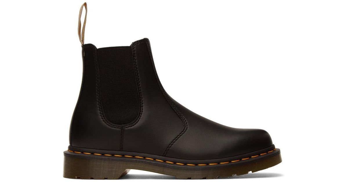 Dr. Martens Black Vegan 2976 Chelsea Boots for Men - Lyst