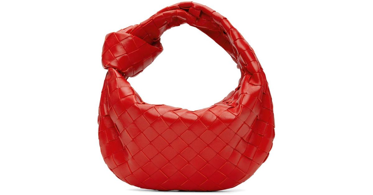 Bottega Red Mini Jodie Bag Lyst