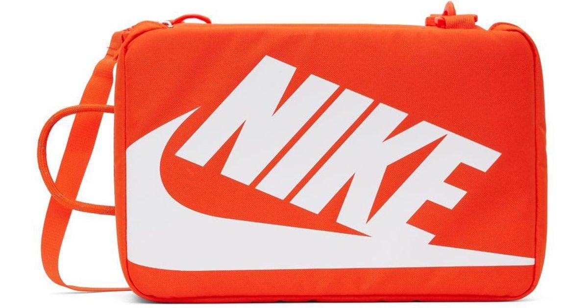Nike Orange Shoebox Tote in Red for Men Lyst