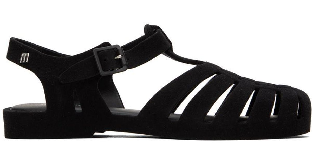 Melissa Black Possession Sandals Lyst