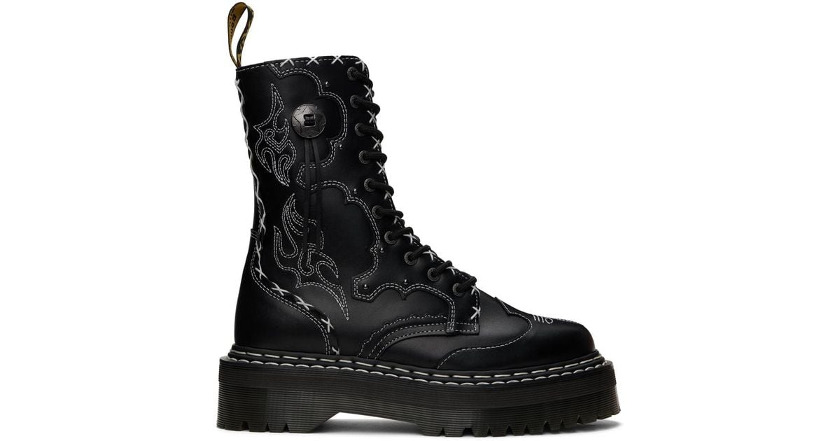 Dr. Martens Jadon Hi Gothic Americana Platform Boots in
