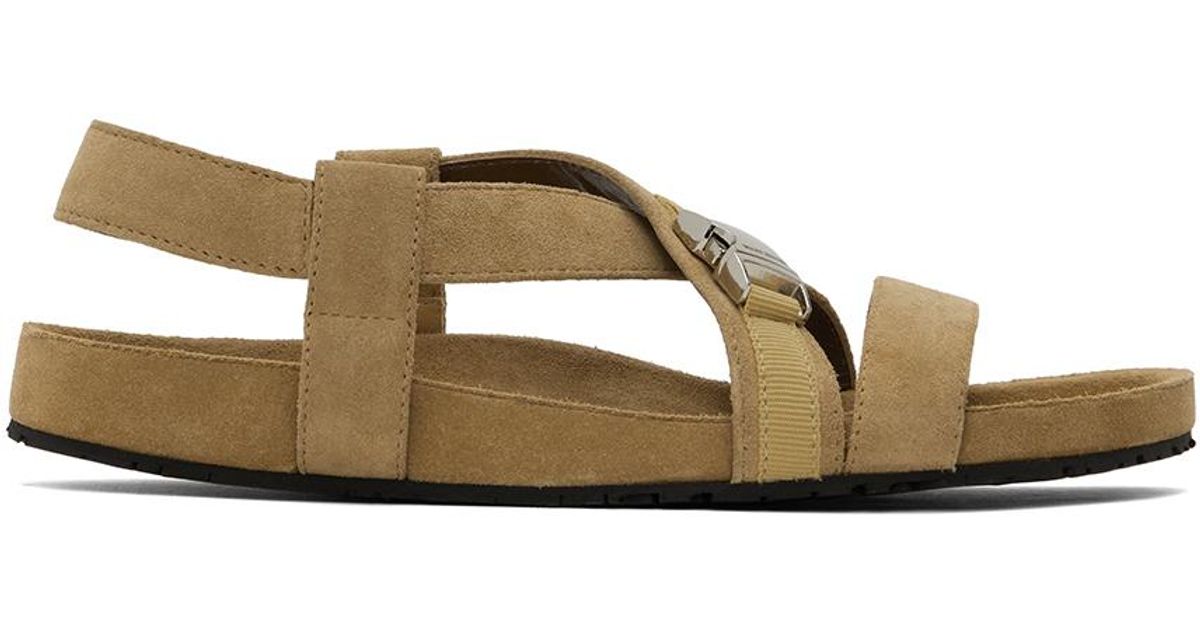 靴 wales bonner cross sandals Cross Sandals (WBM40511A-17040-533-CUOIO)