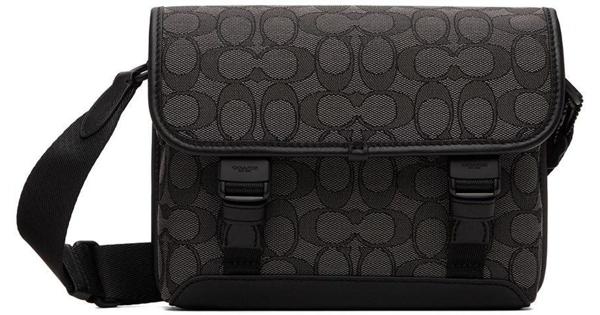 COACH League Messenger Bag in Black for Men Lyst