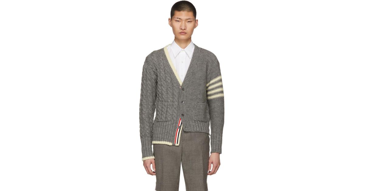 half and half cardigan