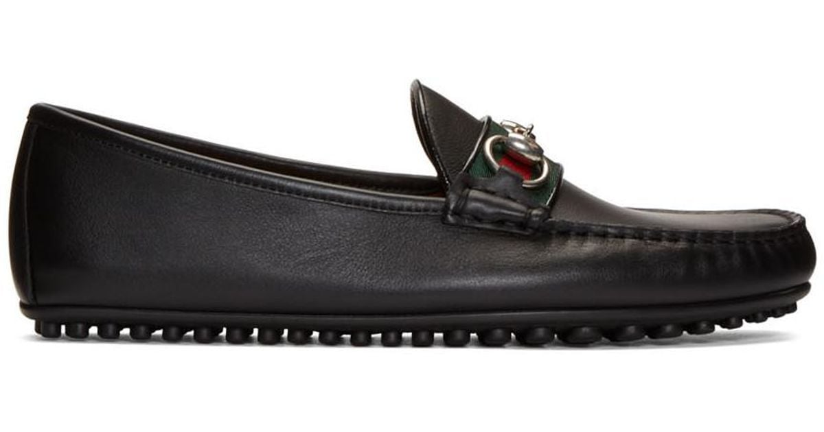Gucci Black 'kanye' Driving Loafers for Men | Lyst