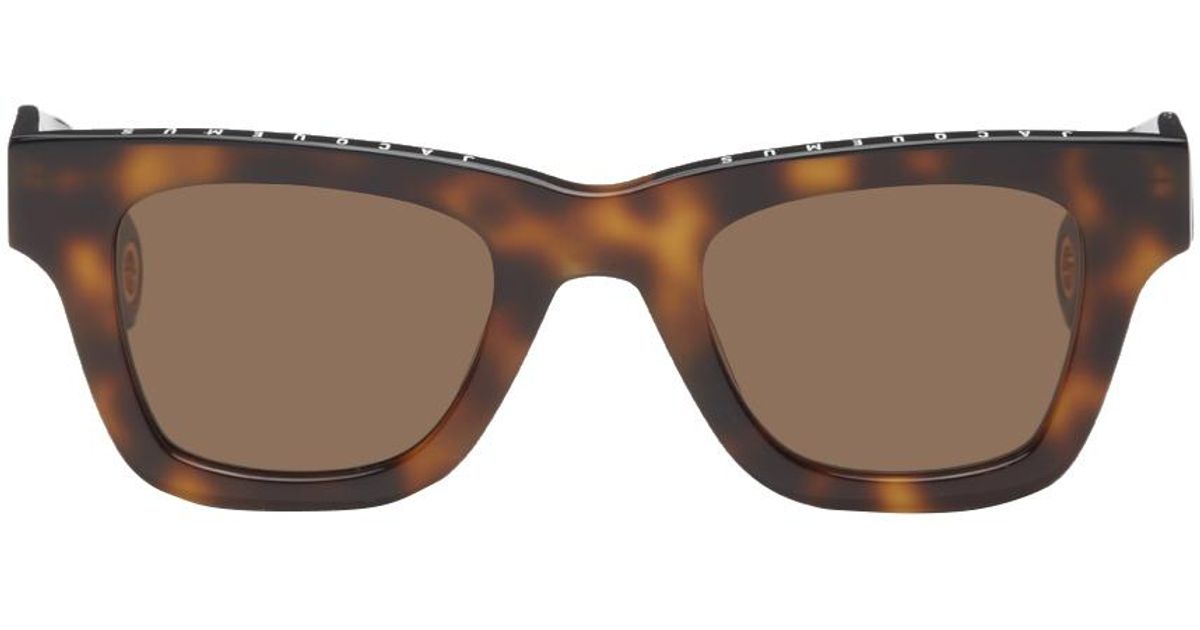 Jacquemus Tortoiseshell 'les Lunettes Nocio' Sunglasses in Brown for ...