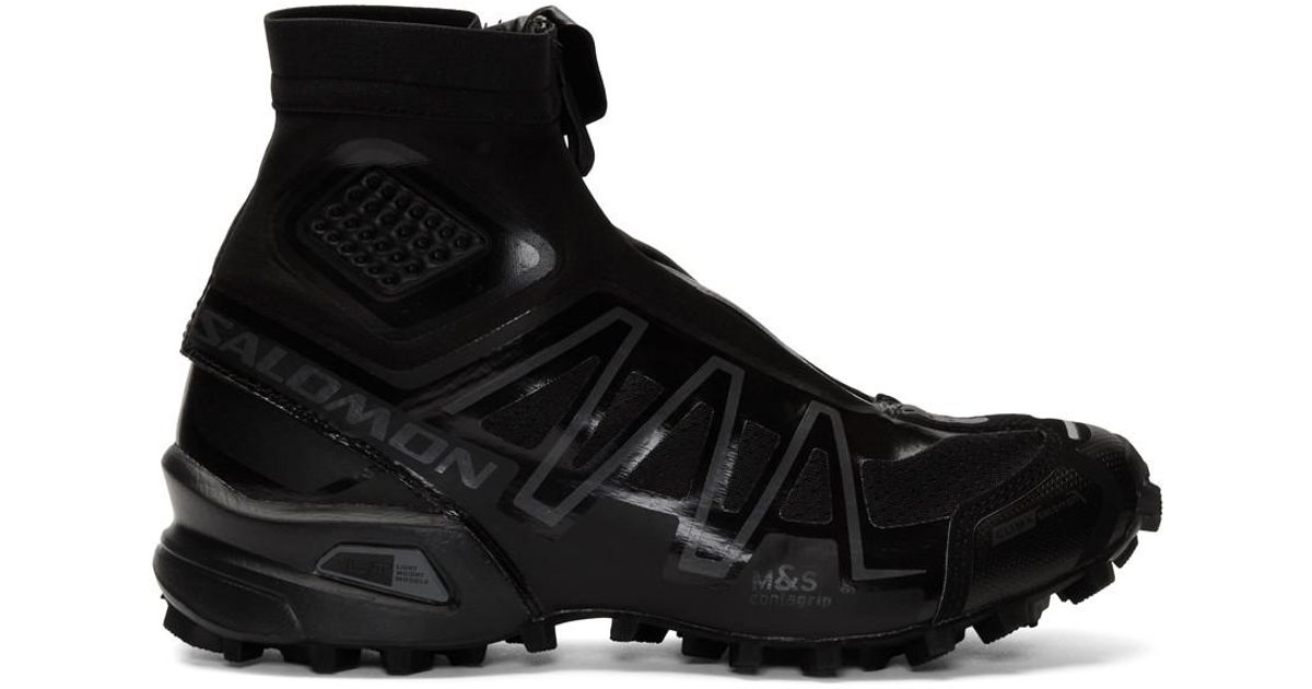 salomon black snowcross adv ltd sneakers