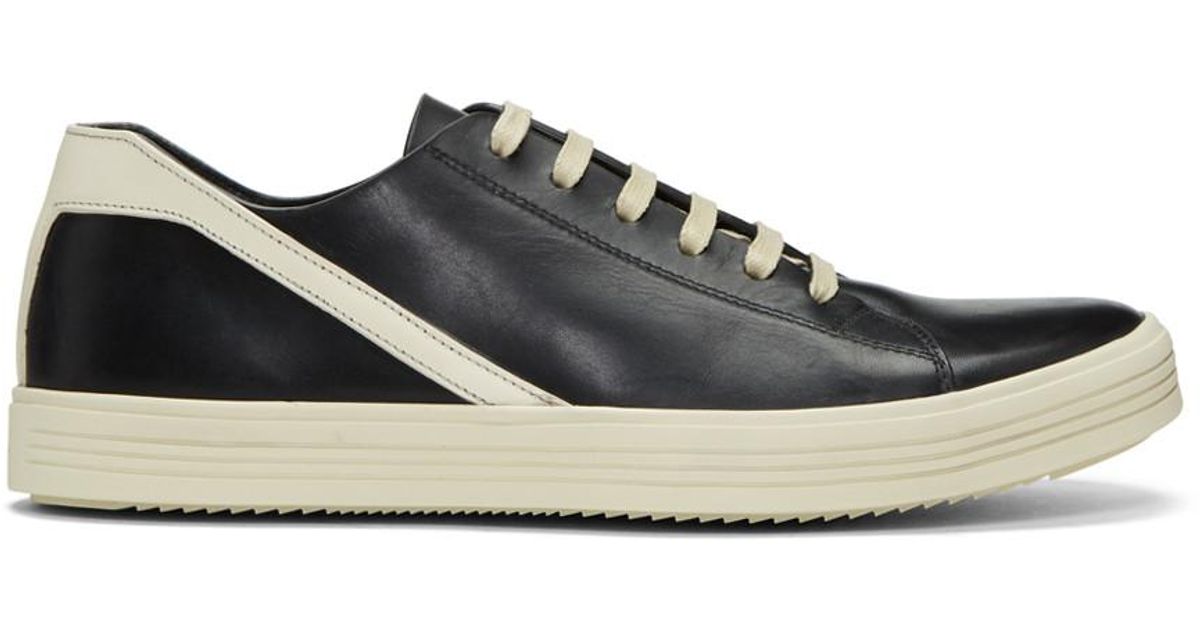 Rick Owens Black Geothrasher Low Sneakers for Men | Lyst