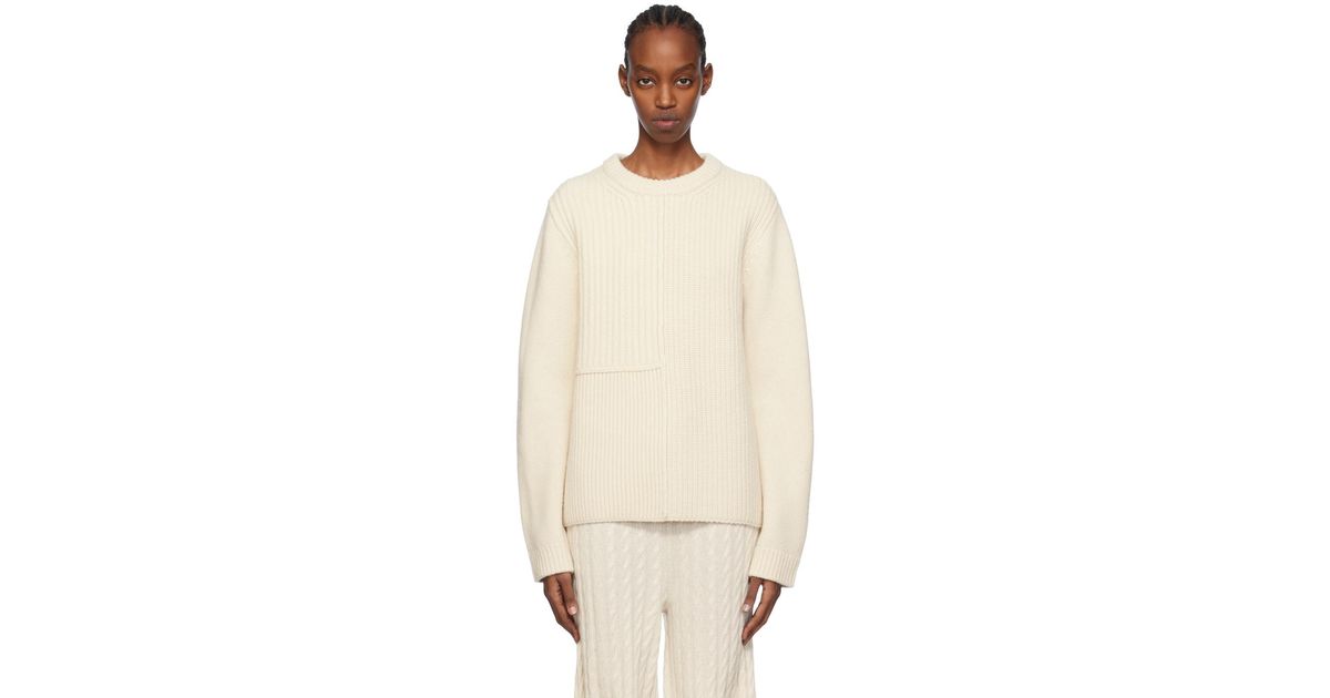 TOTEME Off-White Multi-Rib Sweater