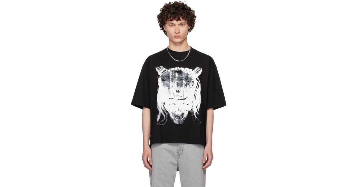 1017 ALYX 9SM - Logo-Print Cotton-Blend Zip-Up Shirt - Black