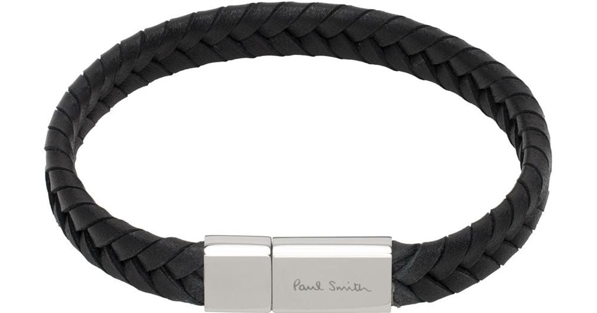 Paul smith leather sales bracelet