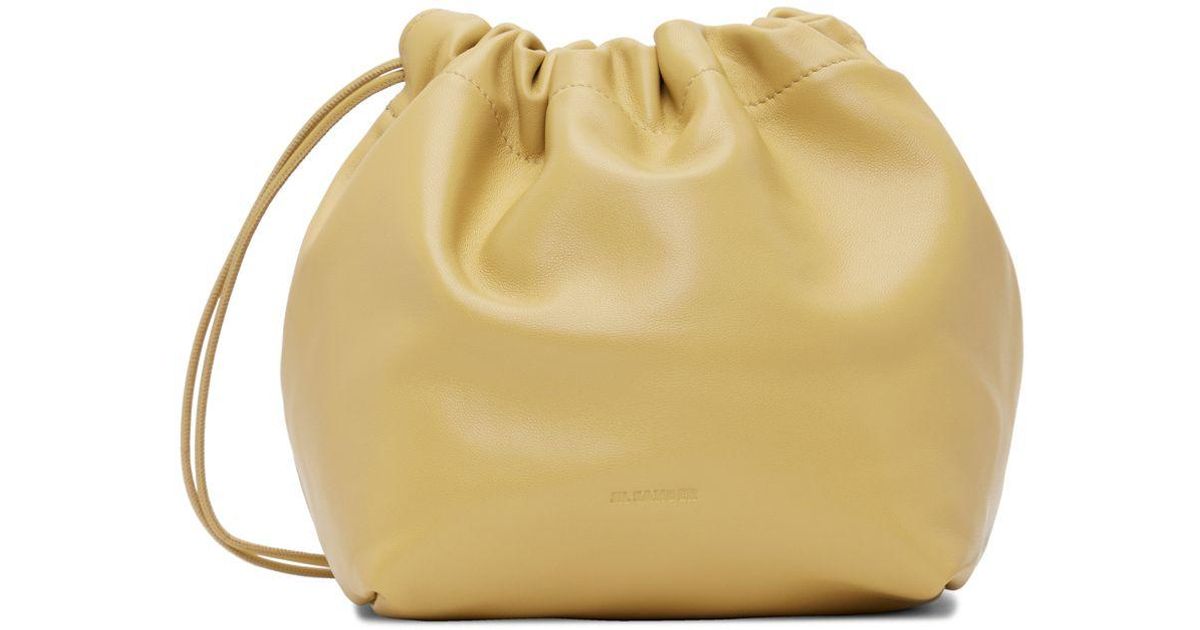Jil Sander Women's Yellow Dumpling Bag