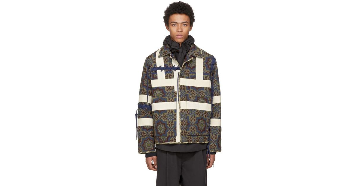 craig green block print jacket
