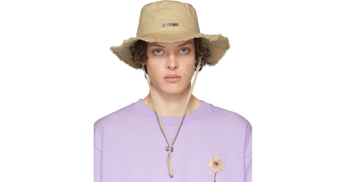 Jacquemus Cotton Beige Le Bob Artichaut 