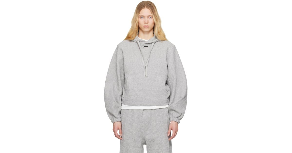 Adererror グレー Realce Product. 29 フーディ グレー | Lyst
