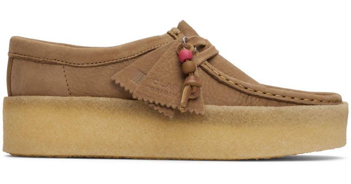 clarks tan wallabees