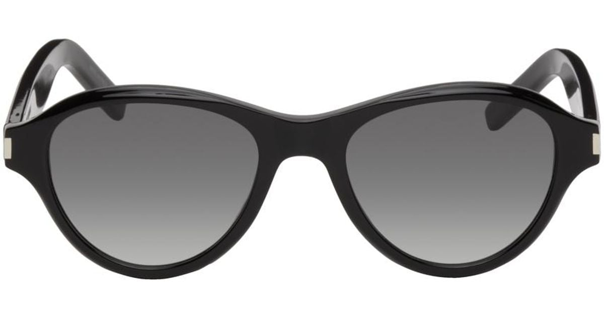 Saint Laurent Sl 520 Sunset Sunglasses In Black Lyst 