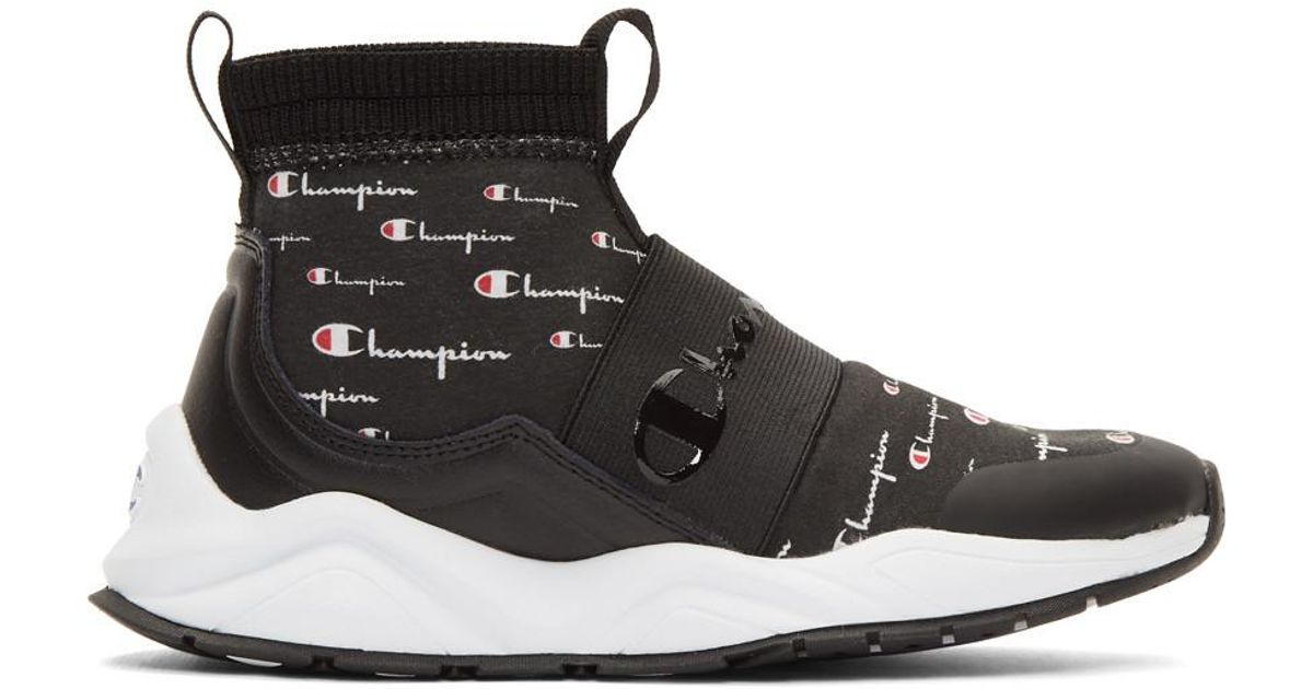 champion all over script joggers