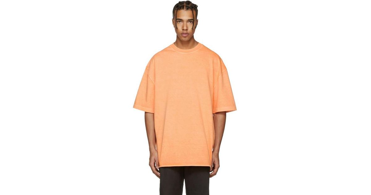 orange yeezy shirt