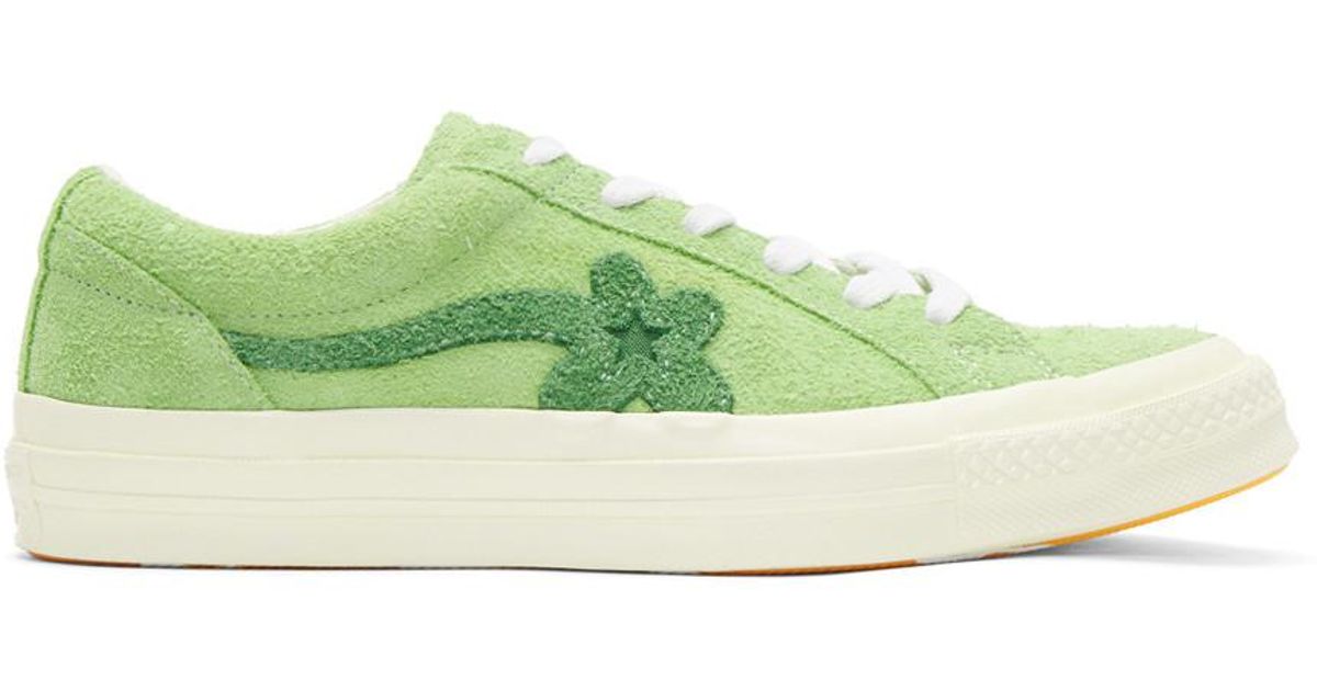 Verdorren filter Vroeg Converse Green Golf Le Fleur Edition One Star Sneakers | Lyst
