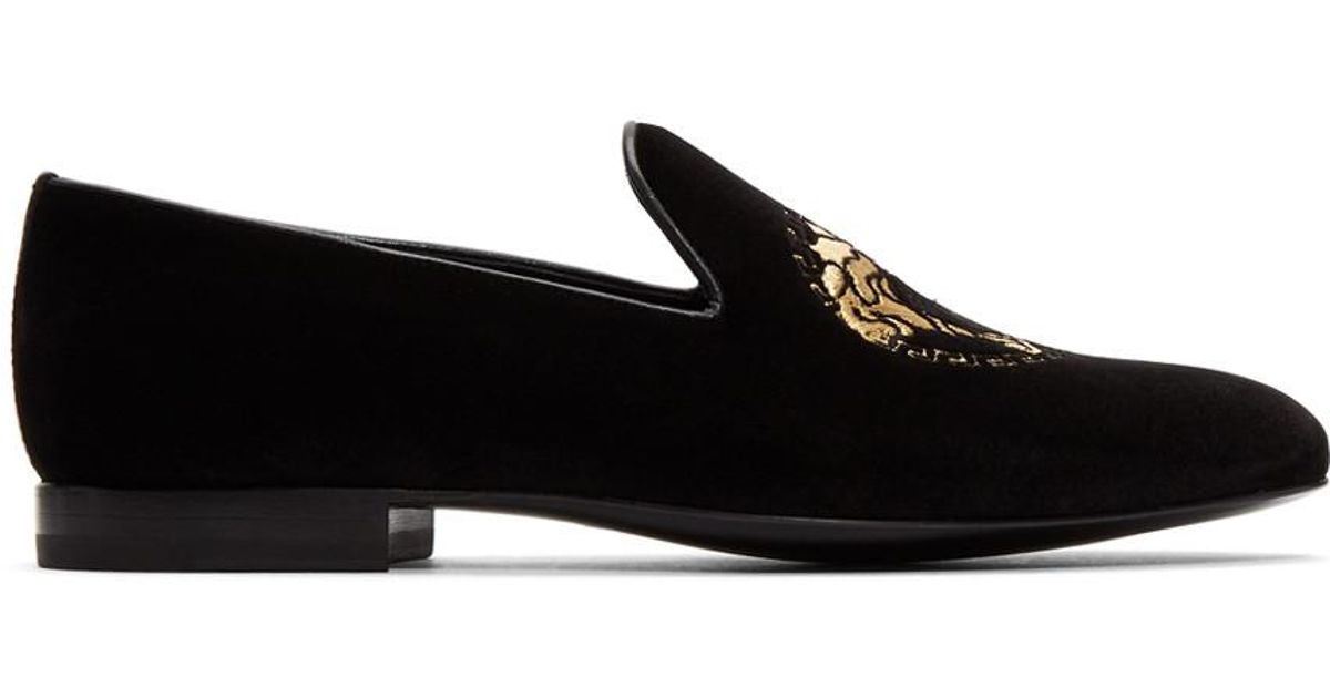 versace black velvet medusa sneakers