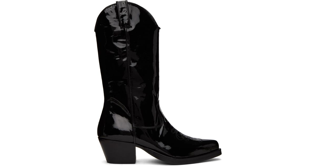 Ernest W. Baker High Western Boots in Black for Men | Lyst Canada