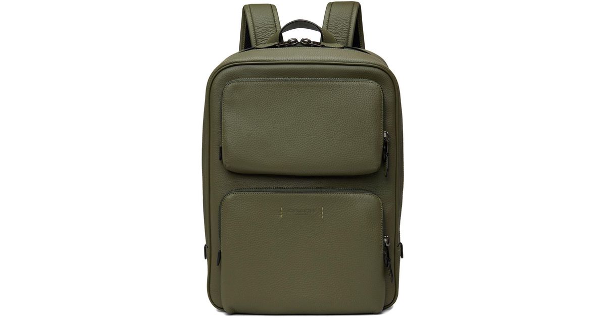 COACH Green Gotham Backpack for Men | Lyst