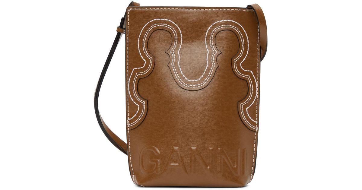 Ganni Brown Backpacks main image 1
