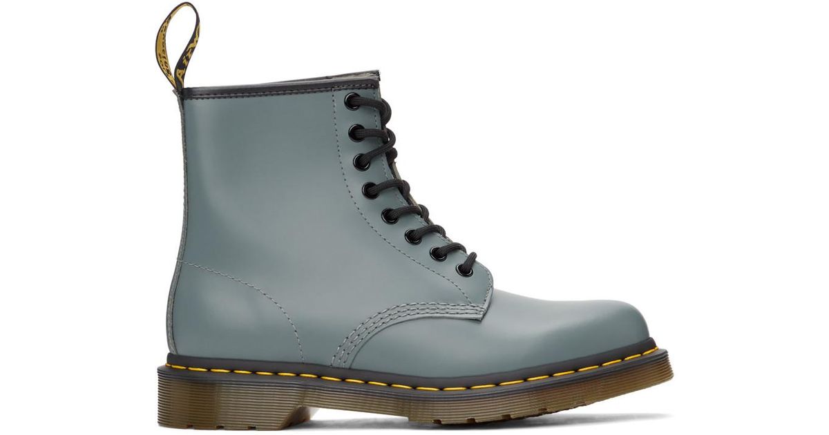 Dr. Martens Leather Blue 1460 Smooth Laceup Boots for Men Lyst