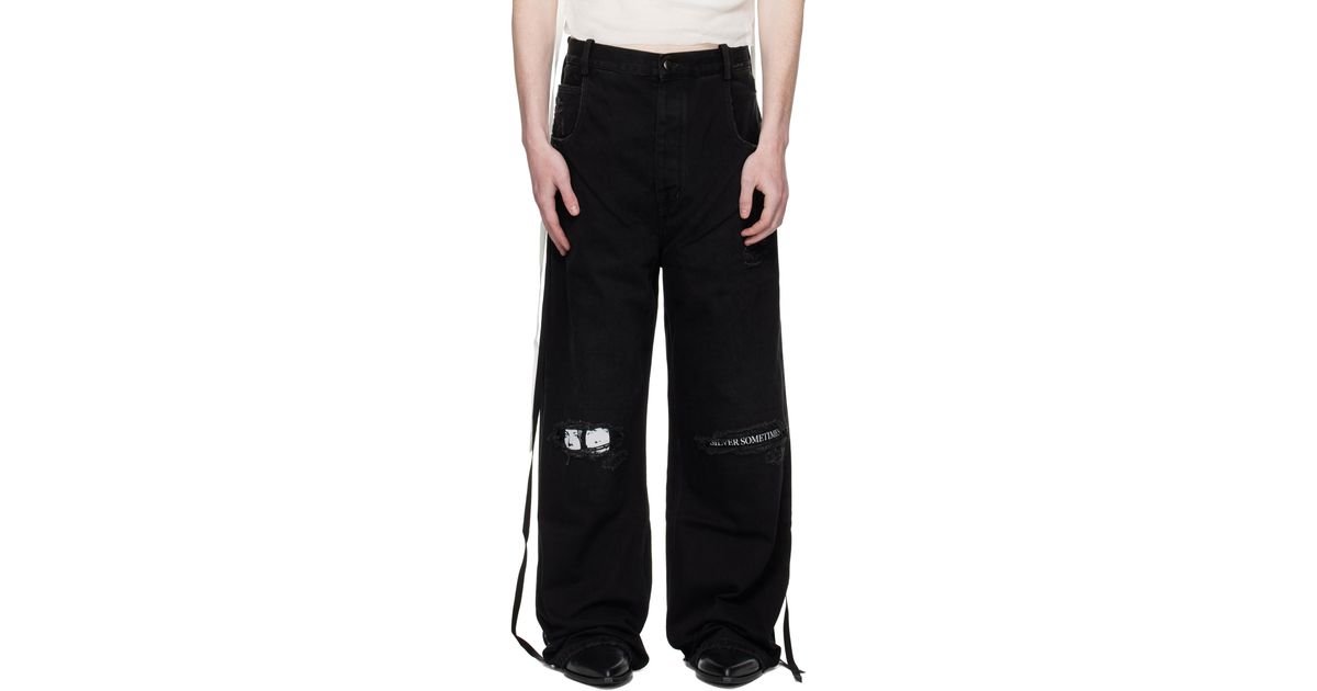 メンズ Ann Demeulemeester ブラック Olan High-Comfort ファイブ 