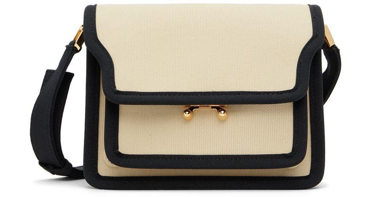 Marni Synthetic Mini Soft Knit Trunk Bag in Black Lyst